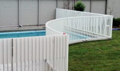 Curved Architectural Pool Fence
